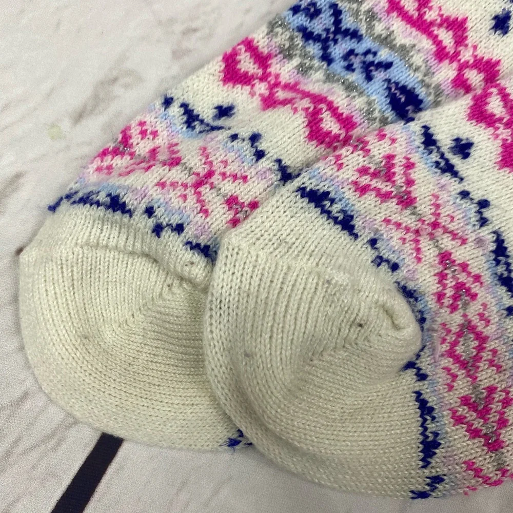 American Eagle Blue‎ Printed Crew Socks